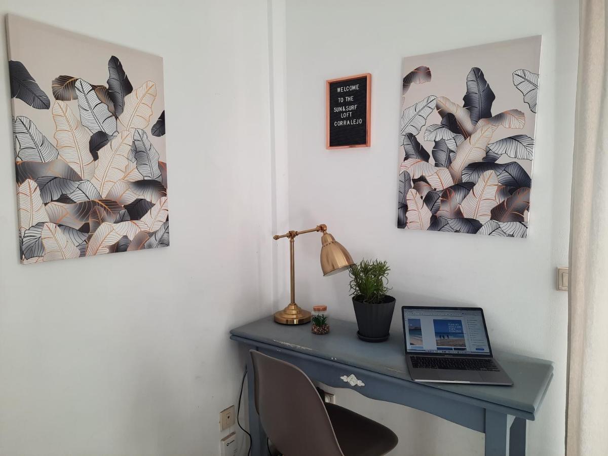 Sun & Surf Loft, Near Main Street And Beach, Wifi Fiber, Winter Garden With Sea View Corralejo